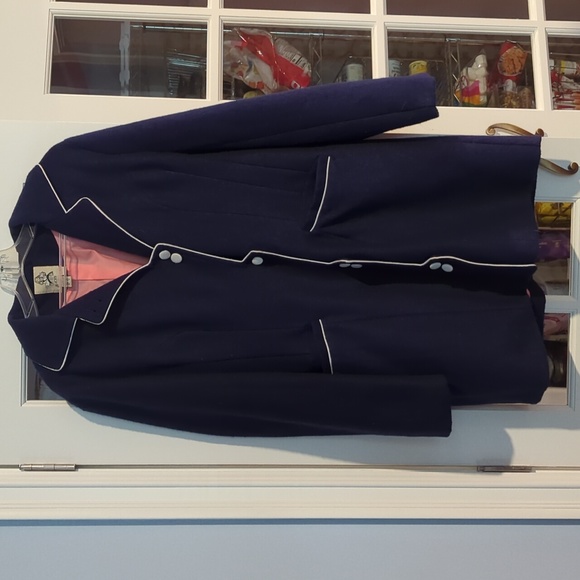 alice's pig Jackets & Blazers - Navy winter coat